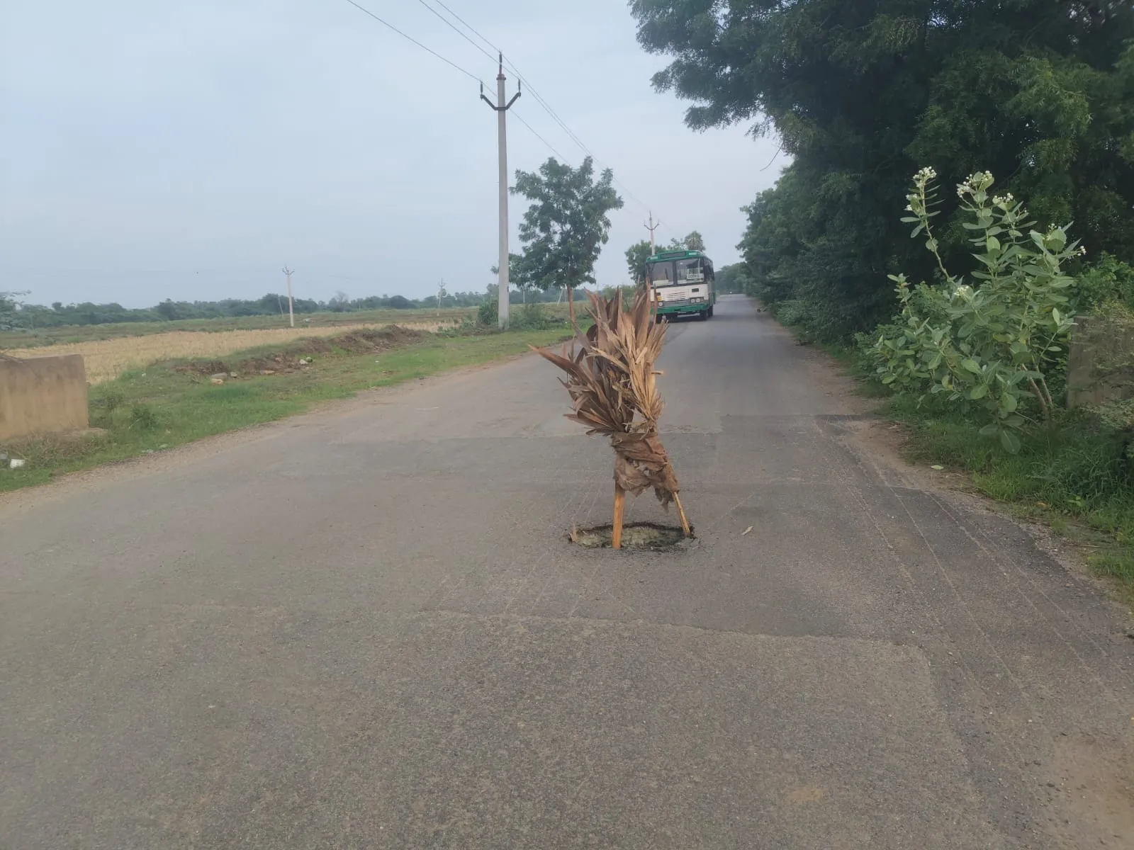 దారుణంగా రోడ్డులు.